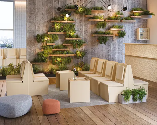 RE VK - 600 věšák, 250x600x218, pískově žlutá