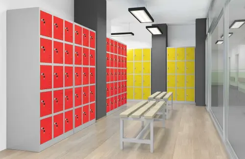 JP - 615 skříň 15-boxová, 1850x900x500 mm, šedozelená