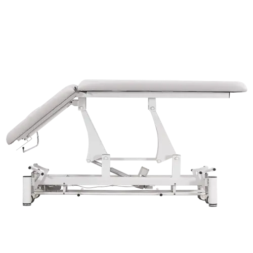 FYZIO 2, lehátko vyšetřovací zdravotní, ovladání nožním rámem, 2-segmentové, elektricky stavitelné, barva Medi SK světle šedá