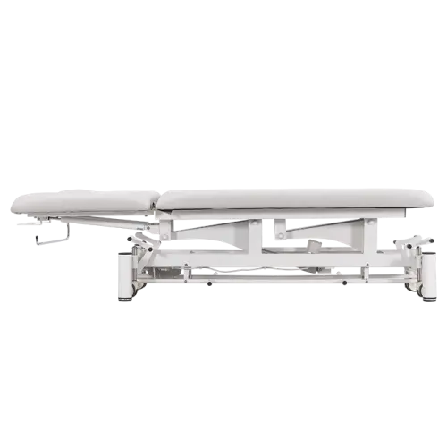 FYZIO 2, lehátko vyšetřovací zdravotní, ovladání nožním rámem, 2-segmentové, elektricky stavitelné, barva Medi SK světle šedá