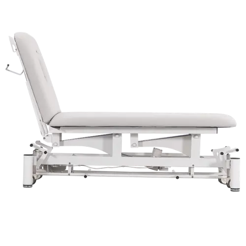 FYZIO 2, lehátko vyšetřovací zdravotní, ovladání nožním rámem, 2-segmentové, elektricky stavitelné, barva Medi SK světle šedá