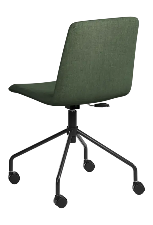 ARCA MOVE BLACK, židle kancelářská, látka zelená