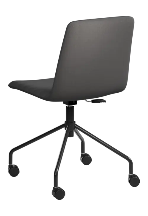 ARCA MOVE BLACK, židle kancelářská, látka šedá