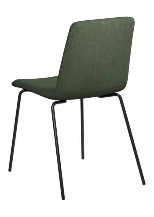 ARCA MEET BLACK, židle konferenční, látka zelená
