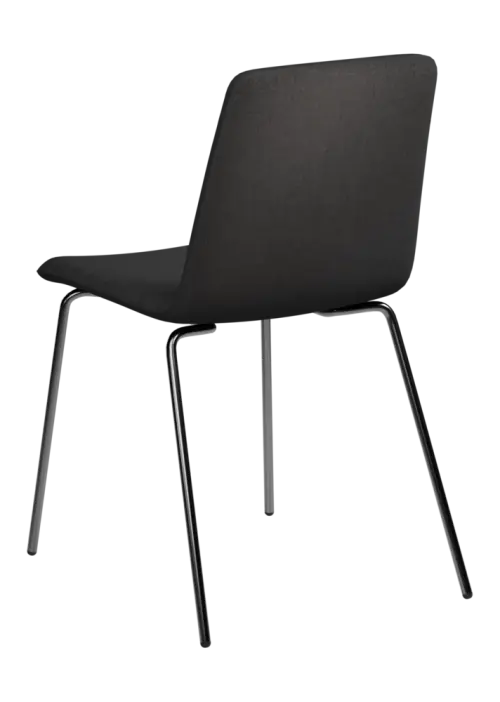 ARCA MEET CHROME, židle konferenční, chrom kříž, látka tmavě šedá