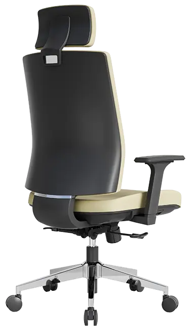 ARIA, židle kancelářská, kříž chrom, MEDI ML krémová