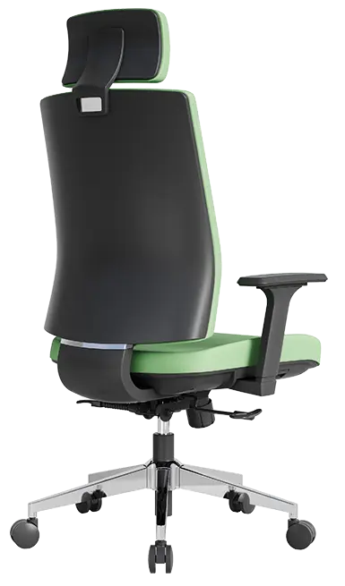 ARIA, židle kancelářská, kříž chrom, MEDI ML zelinkavá