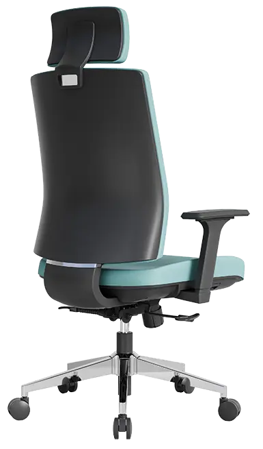 ARIA, židle kancelářská, kříž chrom, MEDI ML pastelově modrá