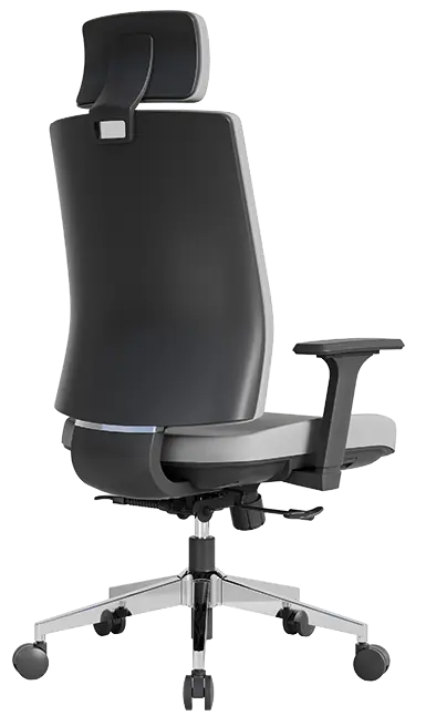 ARIA, židle kancelářská, kříž chrom, MEDI ML světle šedá