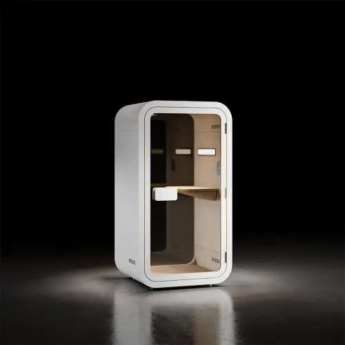 ACOUSTIC SPACE 120, akustický box 2200x1200x990 mm, bílá/bílá