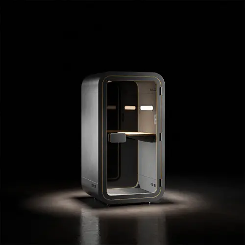 ACOUSTIC SPACE 120, akustický box 2200x1200x990 mm, černá/černá