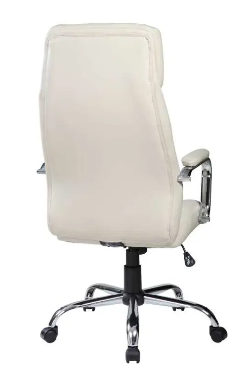 DESTINY židle kancelářská, ekokůže krémová