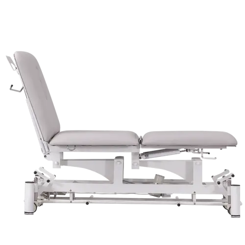 FYZIO 3, lehátko vyšetřovací zdravotní, ovladání nožním rámem, 3-segmentové, elektricky stavitelné, barva Medi SK světle šedá