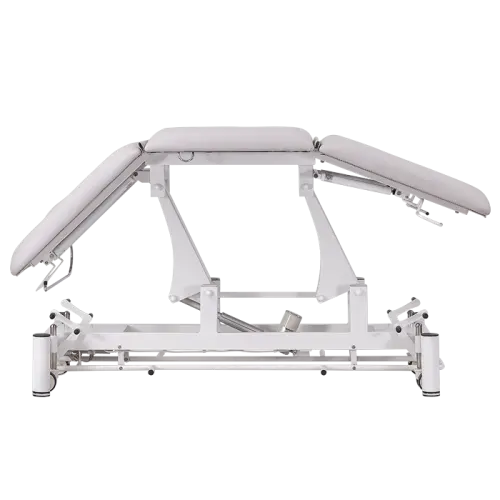 FYZIO 3, lehátko vyšetřovací zdravotní, ovladání nožním rámem, 3-segmentové, elektricky stavitelné, barva Medi SK světle šedá