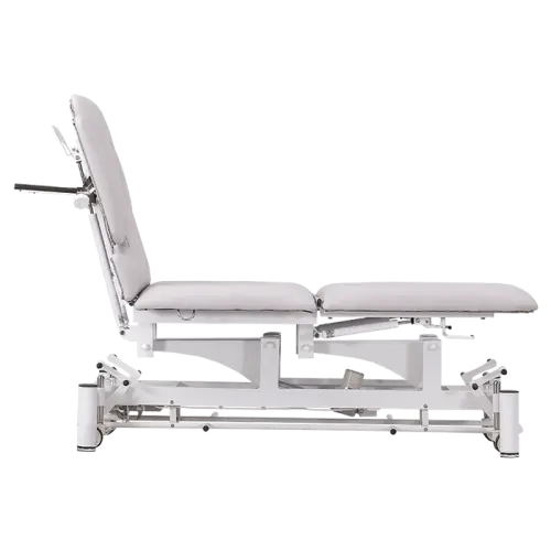 FYZIO 5, lehátko vyšetřovací zdravotní, ovladání nožním rámem, 5-segmentové, elektricky stavitelné, barva Medi SK světle šedá