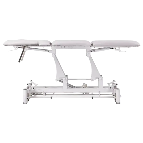 FYZIO 5, lehátko vyšetřovací zdravotní, ovladání nožním rámem, 5-segmentové, elektricky stavitelné, barva Medi SK světle šedá