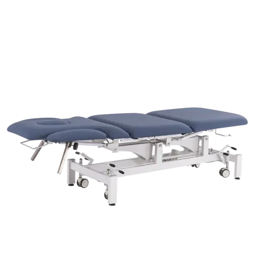 MEDIPLUS 5, lehátko vyšetřovací zdravotní, 5-segmentové, elektricky stavitelné, barva Medi SK světle šedá