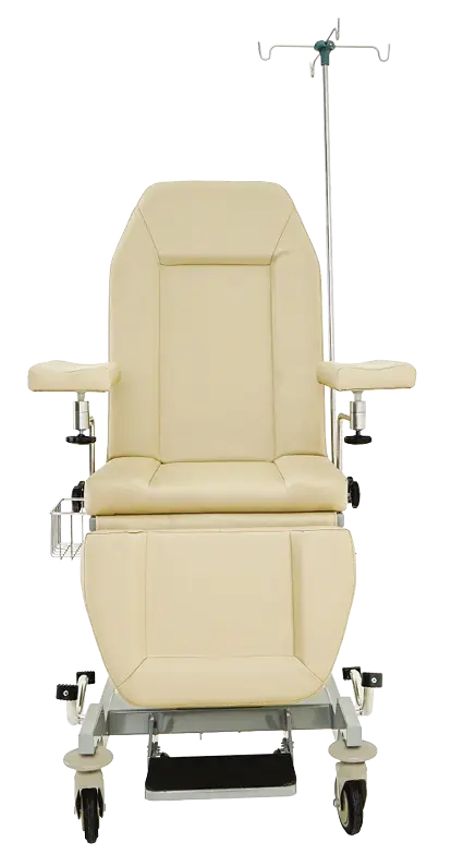 HEMO FLEX H2, zdravotnické křeslo mobilní, hydraulické, koženka tyrkysová