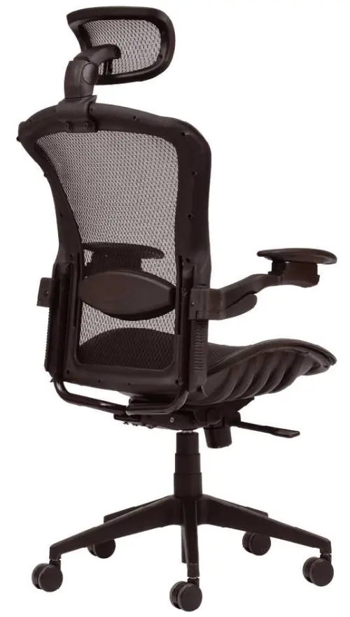 TITAN židle kancelářská, černá, síťovina