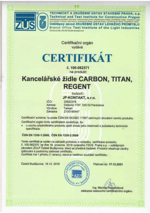 REGENT židle kancelářská, celočerná