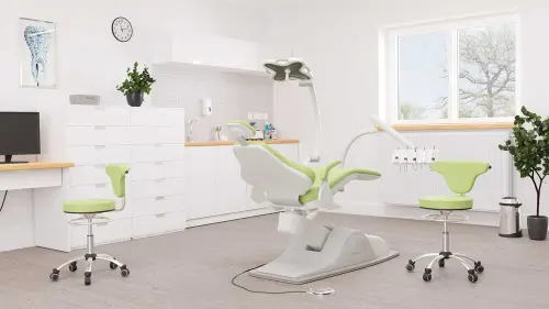 LZ 37 židle lékařská, kříž chrom, ekokůže, pistáciová