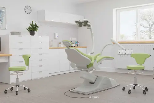 LZ 37 židle lékařská, kříž chrom, ekokůže, černá