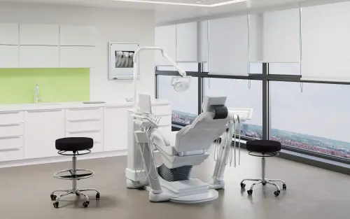 LZ 24 H židle lékařská, kruh pro nohy, kříž chrom, ekokůže, černá