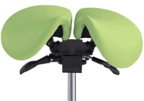 LZ 08  židle lékařská, kříž chrom, ekokůže, smetanová