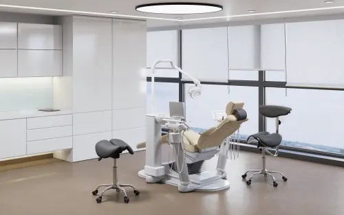 LZ 16 židle lékařská, kříž chrom, ekokůže, smetanová