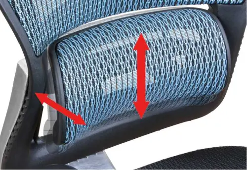 DIAMOND Křeslo kancelářské, MESH celočerná