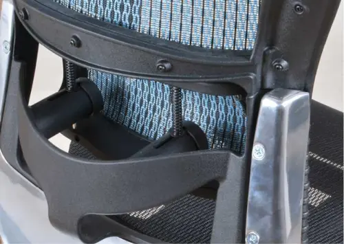 DIAMOND Křeslo kancelářské, MESH celočerná