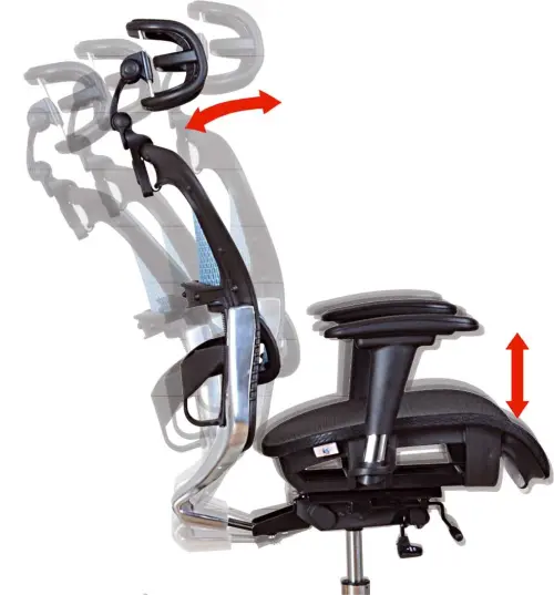 DIAMOND Křeslo kancelářské, MESH celočerná