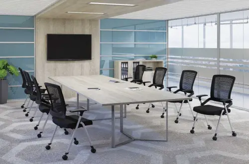 NAOMI židle konferenční, černá