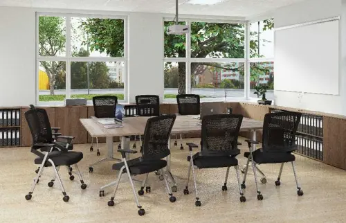 NAOMI židle konferenční, černá