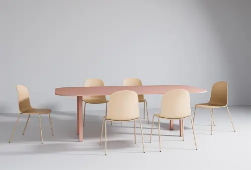 RGY 11 stůl jednací, masivní dřevěná podnož, zásuvkový systém EVOLINE, deska 18 mm, široký 2400 mm, zelená