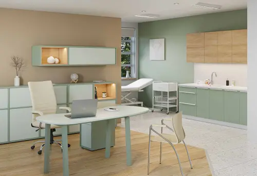 ERY H1831 P horní modul, 1-výklop/nika, 390x1800x400, pravý, pudrová