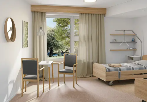 IRIS židle seniorská, koženka krémová