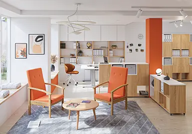 ANTAL křeslo čalouněné koženkou, krémová