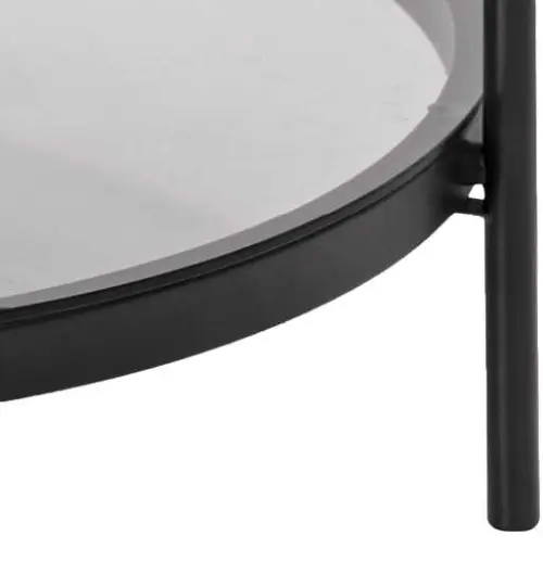 MORGAN stolek konferenční, sklo