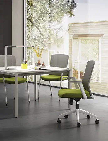 MARTA - W židle konferenční, látka červená