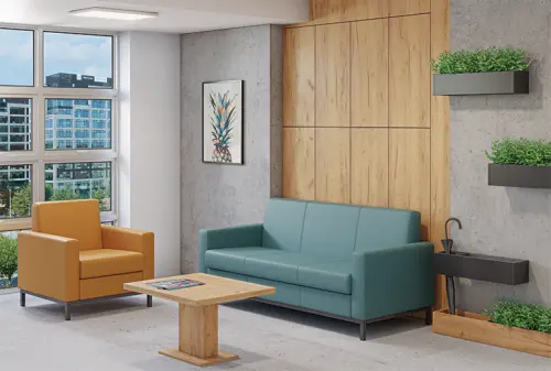 SALOME 2 pohovka, látka tmavě modrý melír