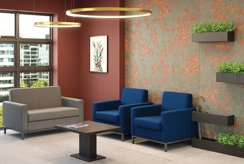 SALOME 3 pohovka, koženka krémová