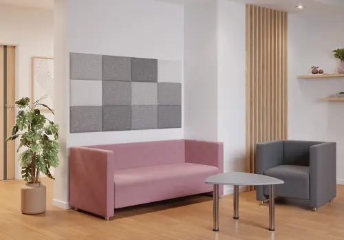 MIRA 3 pohovka, látka tmavě modrý melír