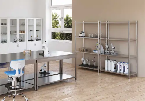 RN - 155 regál nerezový, 1500x500x1850 mm