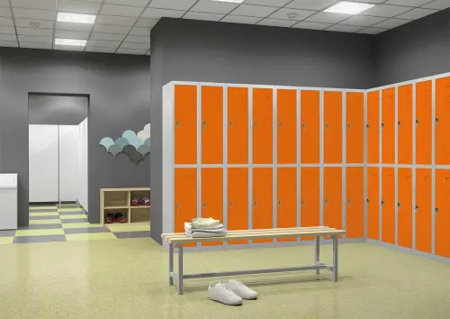 JP - 606 skříň 6ti boxová, 1850x900x500 mm, šedooranžová