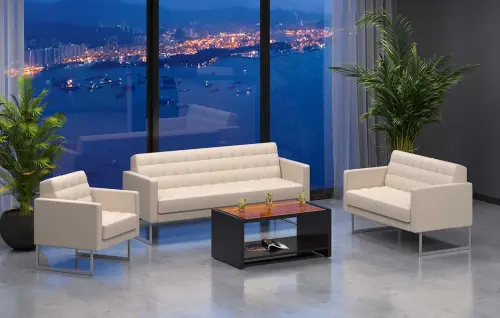 LONDON - 1 sedací souprava, koženka Line krémová