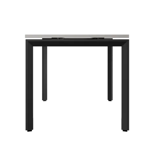 SET-U 328 stůl kancelářský, kovová podnož černá + kontejner pojízdný, 3-zásuvkový, javor horský