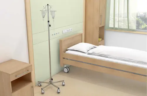 ISP 014 stojan infuzní se 4 háčky