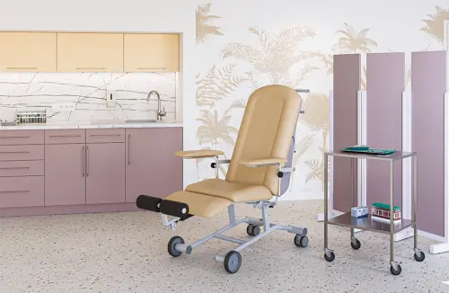 MEDI MOBIL křeslo zdravotnické mobilní, purpurové č.19