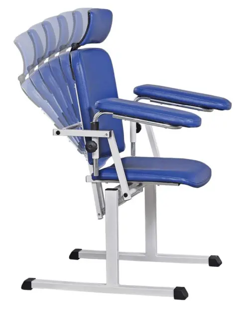 OZC - 08 křeslo odběrové se 2 područkami, vínové č. 18